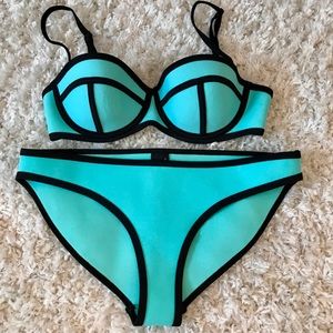 Blue Triangl Bikini